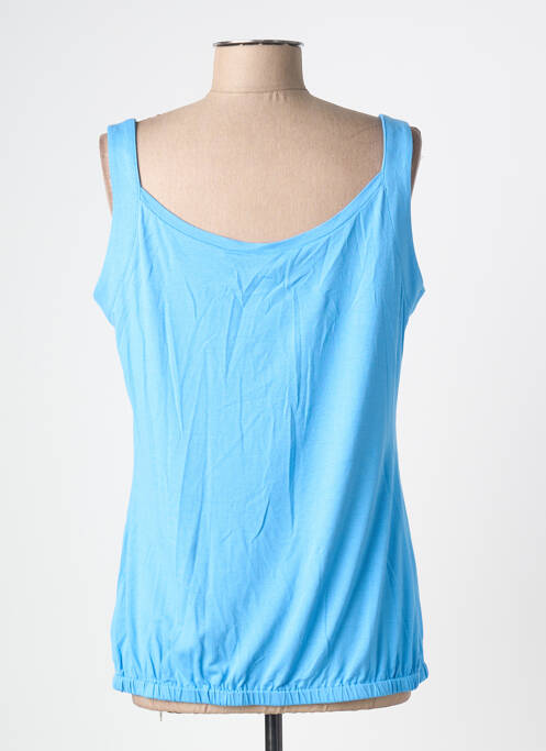 Top elasticitate fără mâneci albastru MARBLE femme