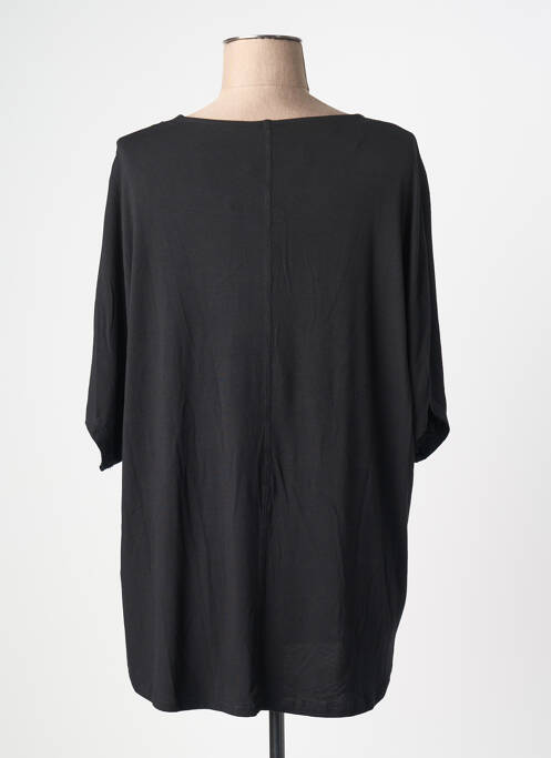 Tricou mâneci 3/4 mâneci 3/4 negru CISO femme