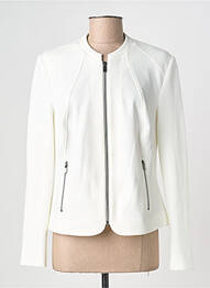 Jachete elegante guler rotund alb BARBARA LEBEK femme