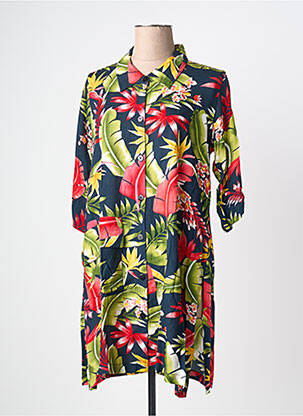 Tunică mâneci lungi guler de bluză roșu ANGEL CIRCLE femme