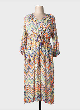 Rochie lungă mâneci lungi mâneci lungi violet JOY OF LIFE femeie