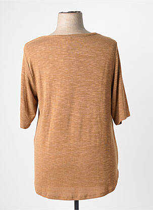 Tricou mâneci 3/4 mâneci 3/4 maro CISO femeie