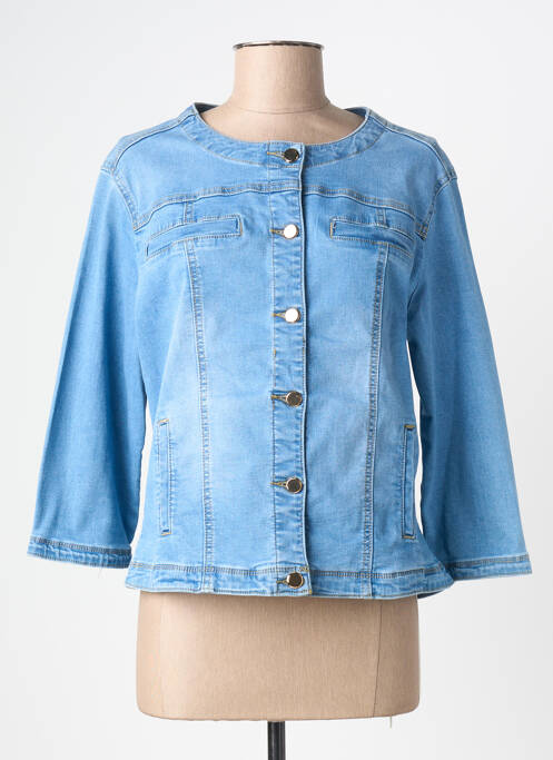 Jachete casual guler rotund albastru TINTA STYLE femme