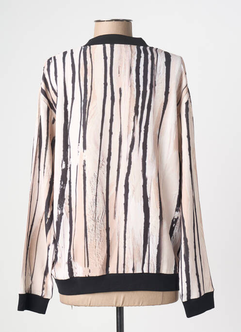 Geacă guler în v bej KALISSON femme