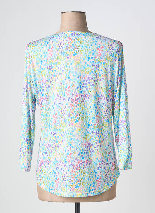 Cămașă croială cambrată mâneci 3/4 albastru TINTA STYLE femme