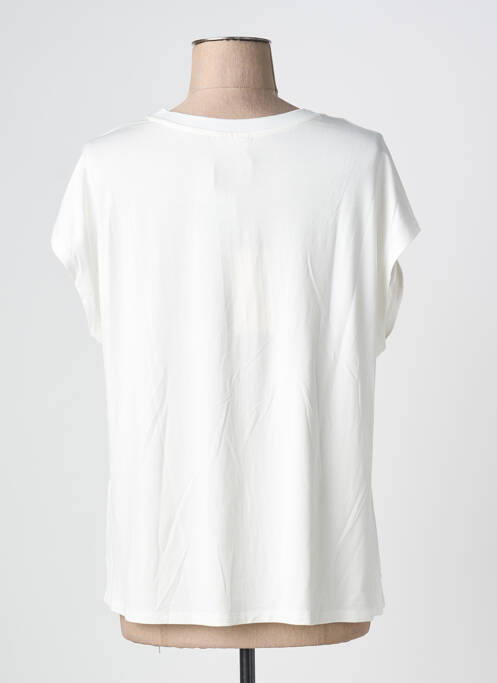 Tricou croială dreaptă mâneci scurte bej BARBARA LEBEK femme