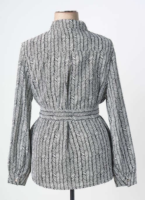 Cămașă croială cambrată mâneci lungi negru MARBLE femme