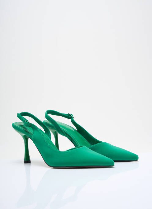 Pantofi cu toc închidere cu buclă(e) toc de 7 la 9 cm verde ASOS femme