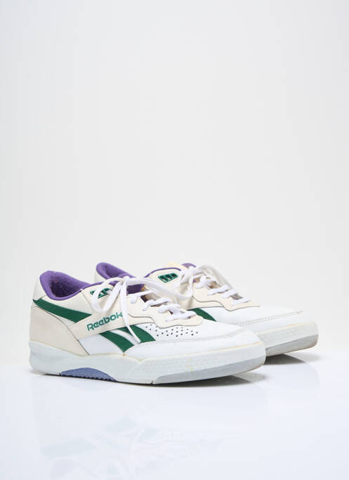 Adidași vârf rotund toc plat până la 3 cm alb REEBOK femme