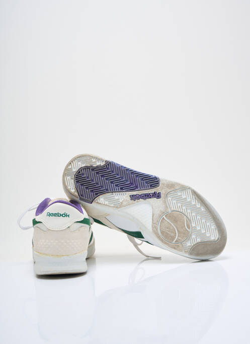 Adidași vârf rotund toc plat până la 3 cm alb REEBOK femme