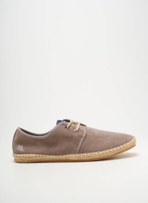 Espadrile închidere cu șireturi vârf rotund gri PEPE JEANS homme