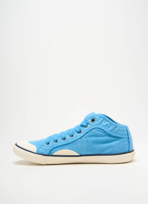 Adidași vârf rotund vârf rotund albastru PEPE JEANS homme