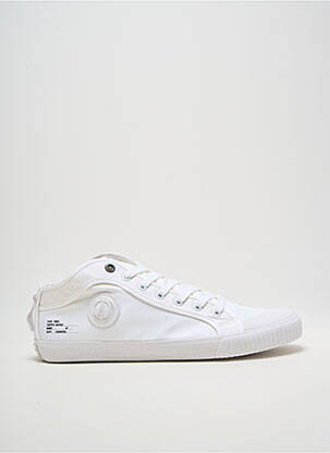 Adidași vârf rotund vârf rotund alb PEPE JEANS homme