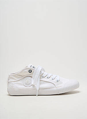 Adidași vârf rotund vârf rotund alb PEPE JEANS bărbat