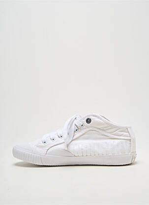 Adidași vârf rotund vârf rotund alb PEPE JEANS bărbat
