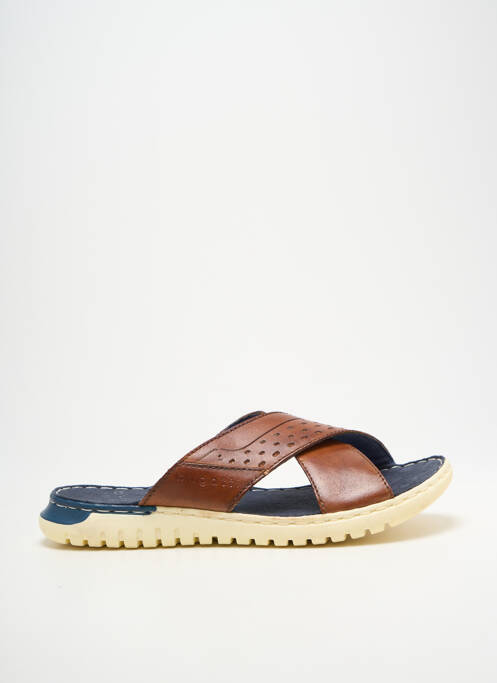 Mulete/saboți vârf deschis vârf deschis maro BUGATTI homme