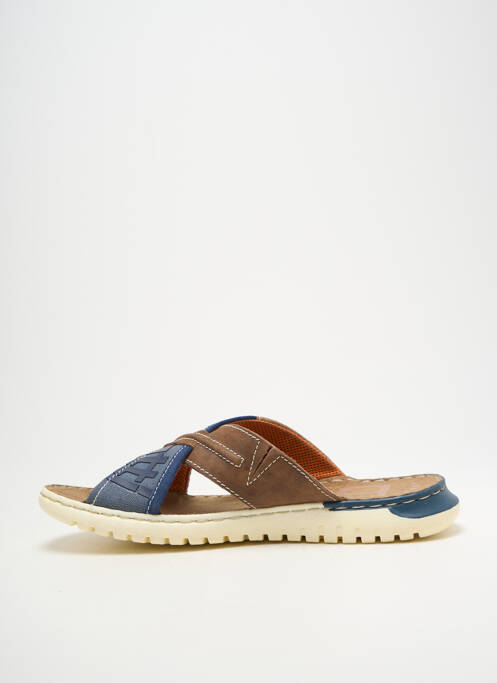Mulete/saboți vârf deschis vârf deschis albastru BUGATTI homme