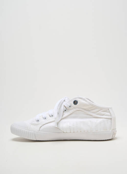 Adidași vârf rotund vârf rotund alb PEPE JEANS homme