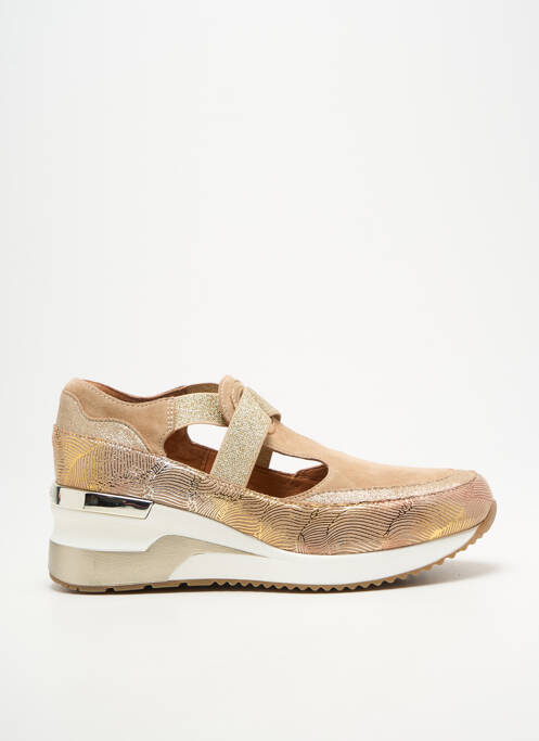 Adidași toc platformă toc de 4 la 6 cm auriu MAM'ZELLE femme