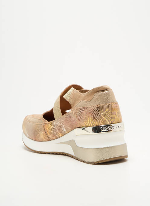 Adidași toc platformă toc de 4 la 6 cm auriu MAM'ZELLE femme