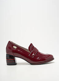 Mocasini material neted toc de 4 la 6 cm violet LAURA VITA femme