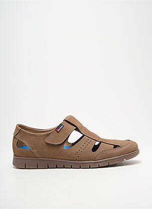 Sandale/pantofi decupați vârf rotund vârf rotund maro COMFEET homme