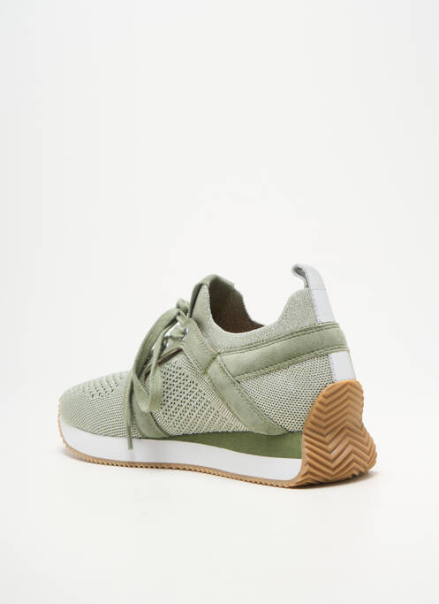 Adidași țesătură satinată toc plat până la 3 cm verde EMILIE KARSTON femme