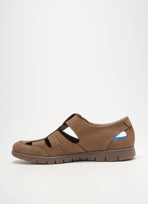 Sandale/pantofi decupați vârf rotund vârf rotund maro COMFEET homme