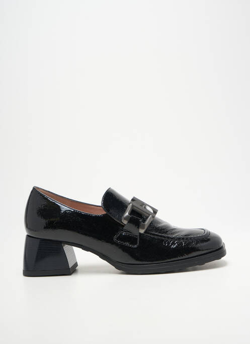 Mocasini pătrat toc de 4 la 6 cm negru HISPANITAS femme