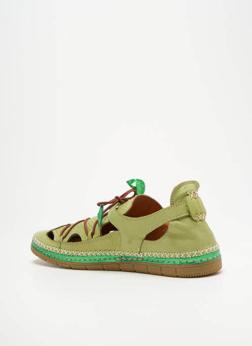 Adidași închidere elastică toc plat până la 3 cm verde COCO ET ABRICOT femme