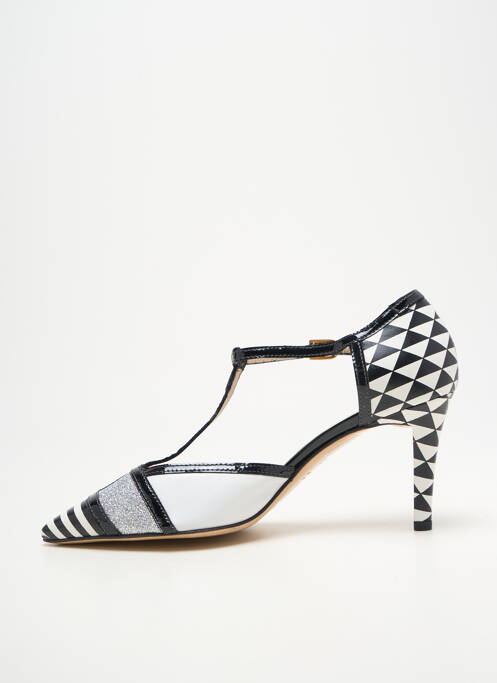 Pantofi cu toc închidere cu buclă(e) toc de 7 la 9 cm negru MODA DI FAUSTO femme