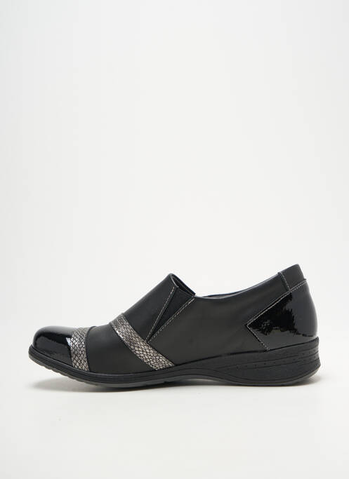 Încălțăminte de confort arcadă plantară toc plat până la 3 cm negru SWEDI femme