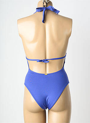 Costum de baie dintr-o singură piesă elasticitate top sutien modelat albastru BANANA MOON femeie