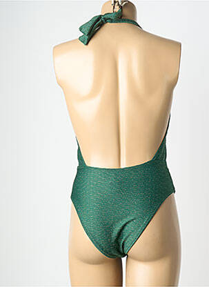 Costum de baie dintr-o singură piesă elasticitate verde BANANA MOON femeie