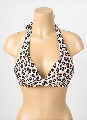 Sutien de costum de baie elasticitate top sutien push-up bej BANANA MOON femeie