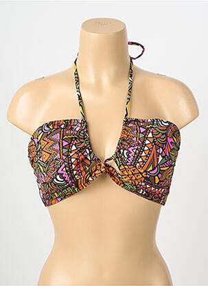 Sutien de costum de baie elasticitate top sutien modelat negru BANANA MOON femeie
