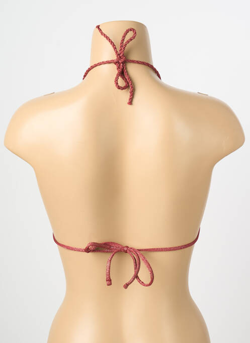 Sutien de costum de baie elasticitate top triunghiuri roz BANANA MOON femme