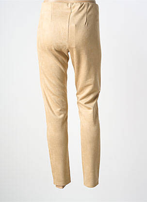 Pantalon slim talie elastică bej SOYACONCEPT femeie