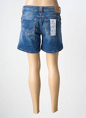 Șort țesătură denim albastru LE TEMPS DES CERISES femeie