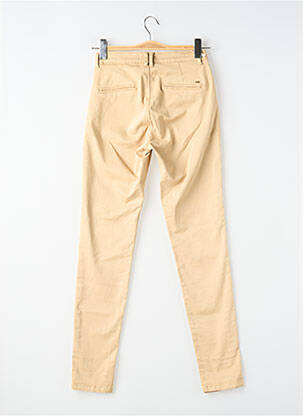 Pantalon slim buzunare bej LE TEMPS DES CERISES femeie