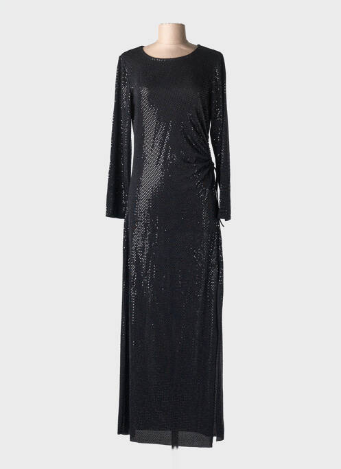 Rochie lungă mâneci lungi mâneci lungi negru ESPERANCE femme