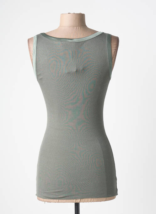 Top croială cambrată fără mâneci verde SOYACONCEPT femme