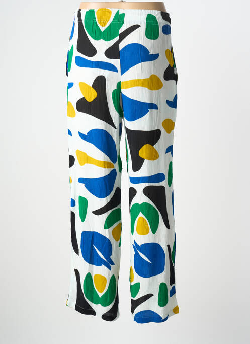 Pantalon larg țesătură crep albastru LES TROPEZIENNES PAR M.BELARBI femme