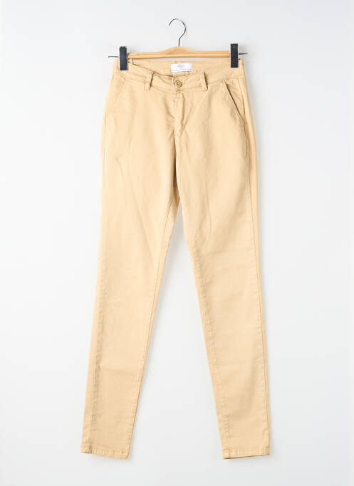 Pantalon slim buzunare bej LE TEMPS DES CERISES femme