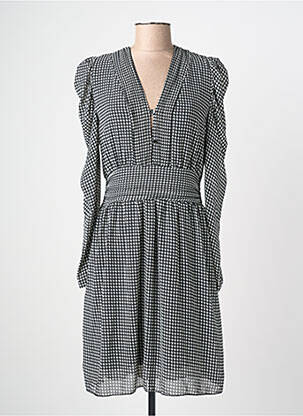 Rochie scurtă mâneci lungi mâneci lungi negru SENES femme