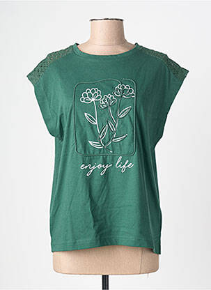 Top mâneci scurte mâneci scurte verde TIFFOSI femme