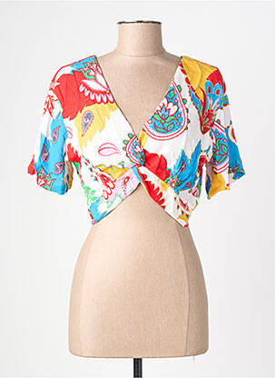 Top mâneci scurte mâneci scurte albastru LES TROPEZIENNES PAR M.BELARBI femme