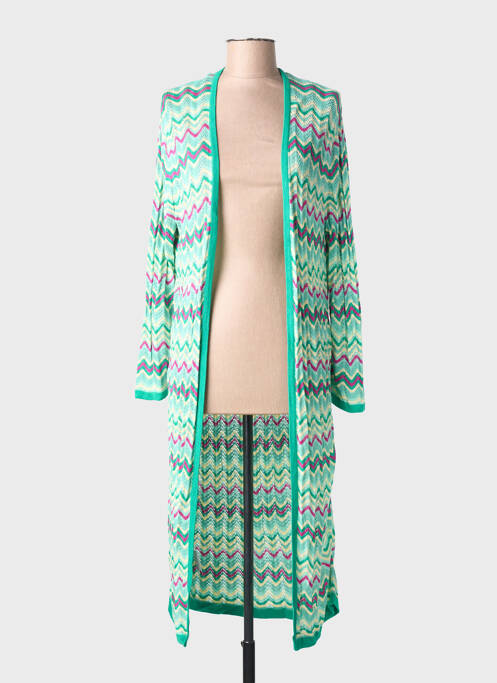 Vestă cu mâneci lungi mâneci lungi verde SURKANA femme