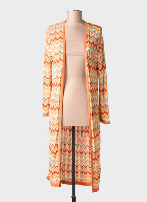 Vestă cu mâneci lungi mâneci lungi portocaliu SURKANA femme