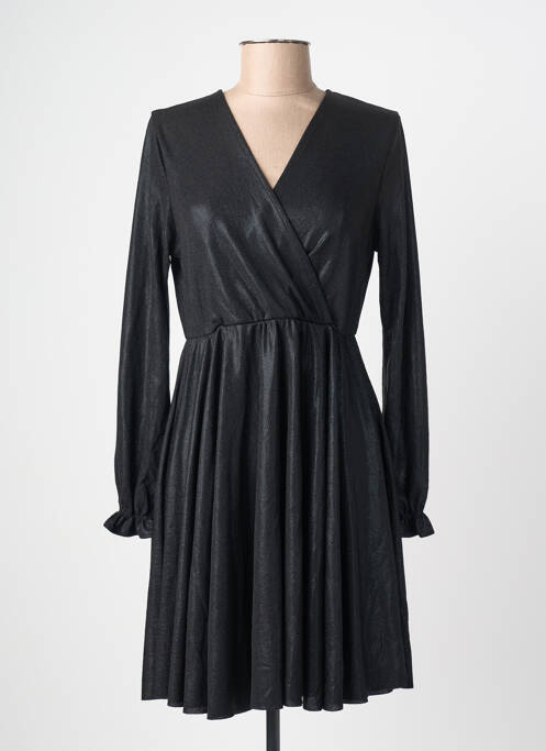 Rochie scurtă mâneci lungi mâneci lungi negru ESPERANCE femme